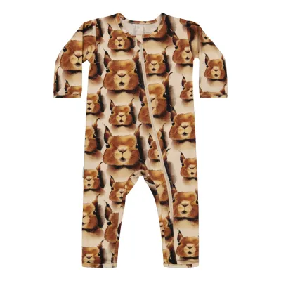 Metsola SQUIRREL NIGHTSUIT, CREAM - 62, kuva 1 / 1