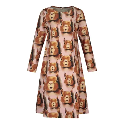 Metsola SQUIRREL NIGHTDRESS, PINK - 122/128, kuva 1 / 1