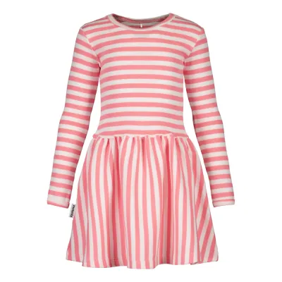 Metsola SURPRISE! STRIPED DRESS RIB, ROSEWATER/WHITE - 86/92, kuva 1 / 1