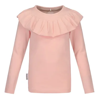Metsola BASIC FRILLA T-SHIRT LS, PEONY - 122, kuva 1 / 1