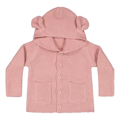Metsola BEAR CARDIGAN, BUBBLE GUM - 62/68, kuva 1 / 1