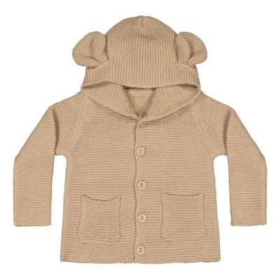 Metsola BEAR CARDIGAN, NOUGAT - 98/104, kuva 1 / 1