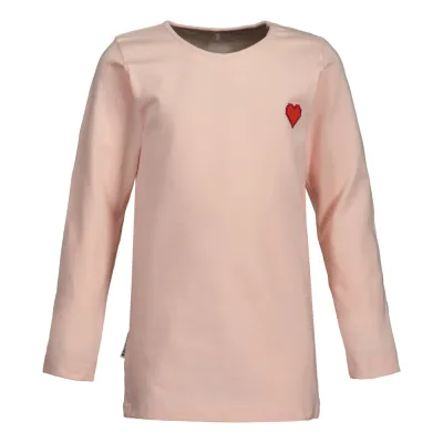 Metsola HEART SHIRT LS, LIGHT PINK SALT - 98, kuva 1 / 1