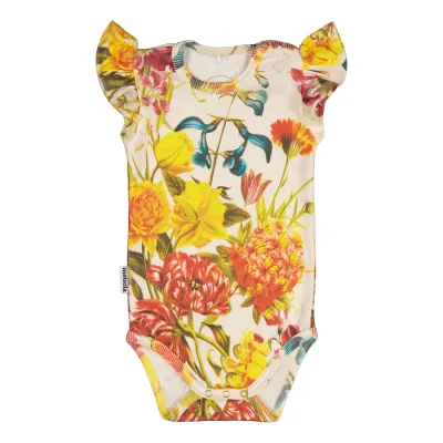 Metsola JULY RIB FRILLA BODY, CREAM - 62, kuva 1 / 1