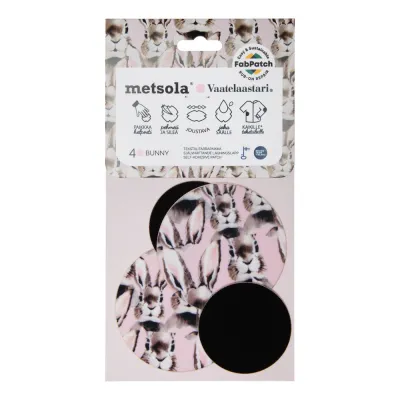 Metsola Vaatelaastari 4Kpl | Bunny Pink, kuva 1 / 1