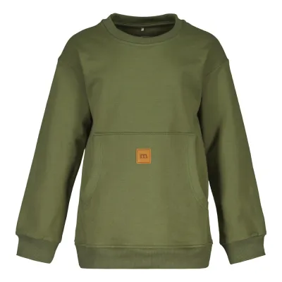 Metsola POCKET SWEATER, MATCHA - 122/128, kuva 1 / 1