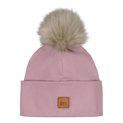 Metsola RIB BEANIE 1 POM POM, LOVELY LILAC - 0-1Y, kuva 1 / 1