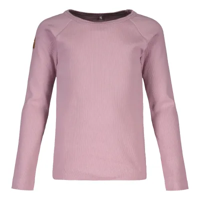 Metsola RIB SHIRT LS, LOVELY LILAC - 80, kuva 1 / 1