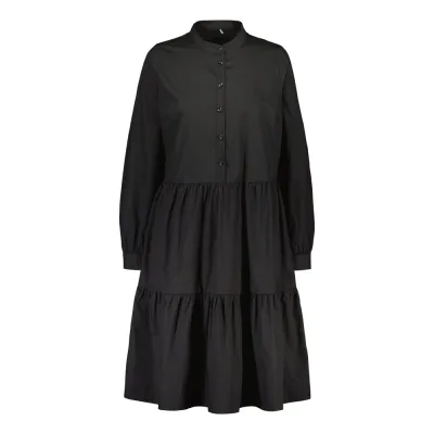 Metsola WOMENS MIDI DRESS, BLACK - S, kuva 1 / 1