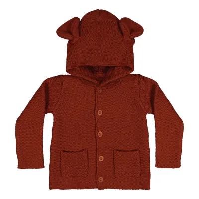 Metsola MERINO BEAR CARDIGAN, CARAMEL - 62/68, kuva 1 / 1