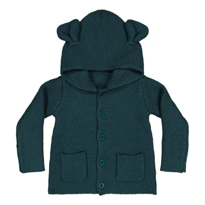 Metsola MERINO BEAR CARDIGAN, OCEAN - 74/80, kuva 1 / 1