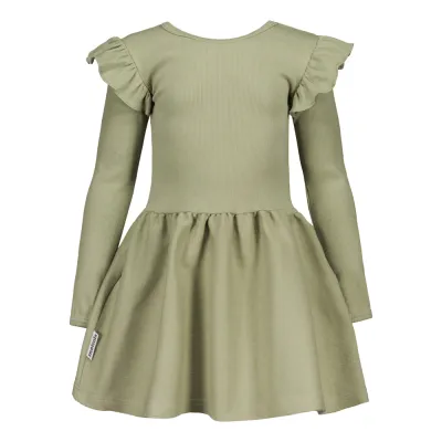 Metsola RIB FRILLA DRESS LS, PEAPOD - 50/56, kuva 1 / 1