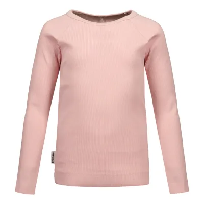 Metsola RIB SHIRT LS, BUBBLE GUM - 110, kuva 1 / 1