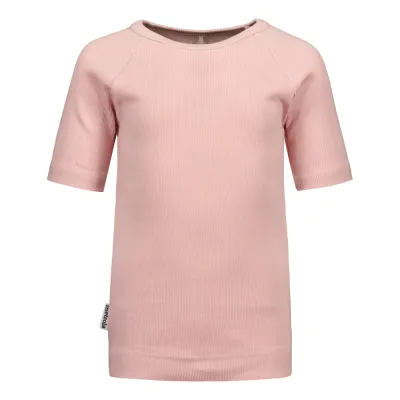 Metsola RIB T-SHIRT SS, BUBBLE GUM - 134, kuva 1 / 1