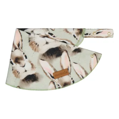 Metsola BUNNY MUSLIN BABY BIB, BUNNY GREEN, kuva 1 / 1