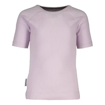 Metsola RIB T-SHIRT SS, SWEET LILAC - 122, kuva 1 / 1