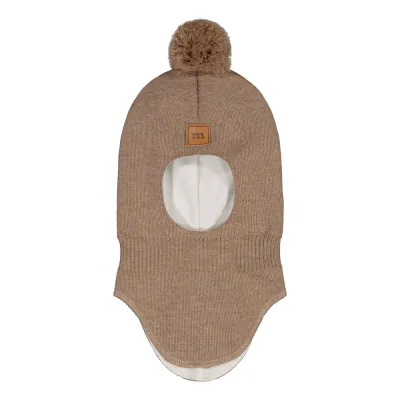 Metsola MERINO POM POM HELMET, PECAN - 3-4Y, kuva 1 / 1