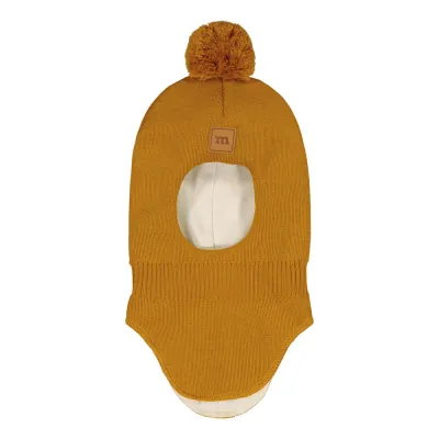 Metsola MERINO POM POM HELMET, DARK HONEYGOLD - 6-12M, kuva 1 / 1