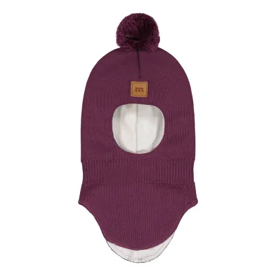 Metsola MERINO POM POM HELMET, DARK LOVELY LILAC - 6-12M, kuva 1 / 1