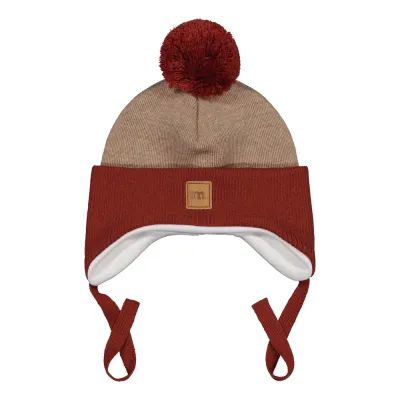 Metsola TWIN COLOUR BABY HAT, PECAN/CARAMEL - 3-4Y, kuva 1 / 1