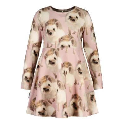Metsola HEDGEHOG PINK DRESS - 122/128, kuva 1 / 1