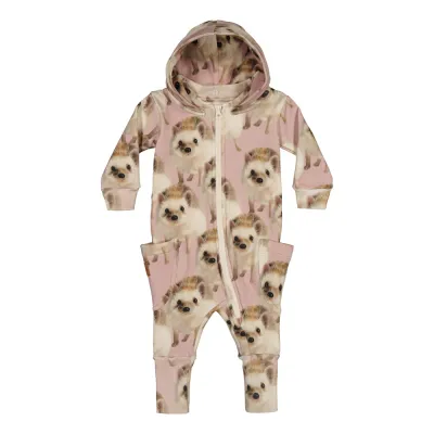 Metsola HEDGEHOG PINK JUMPSUIT - 74/80, kuva 1 / 1