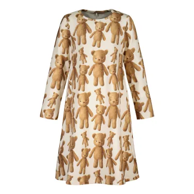 Metsola TEDDY BEAR CREAMY NIGHT DRESS - 122/128, kuva 1 / 1