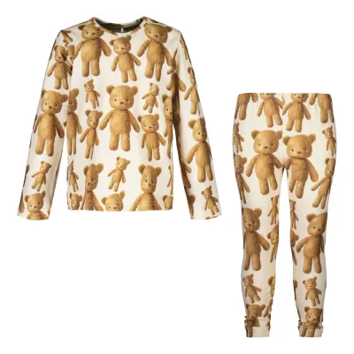 Metsola TEDDY BEAR CREAMY PYJAMA SET - 110/116, kuva 1 / 1