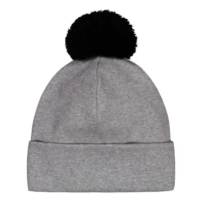 Metsola BF RIB BEANIE WITH COTTON POM, GREY MELANGE - 0-1Y, kuva 1 / 1