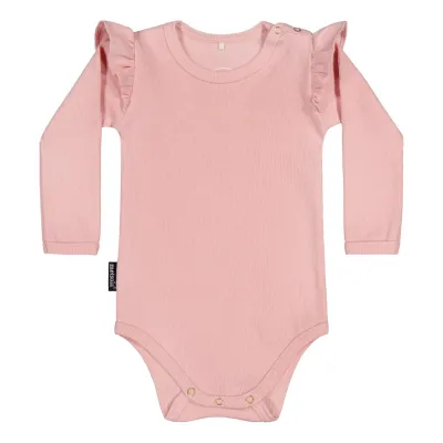 Metsola BF RIB FRILLA BODY LS, BUBBLE GUM - 62, kuva 1 / 1