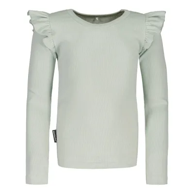 Metsola BF RIB FRILLA SHIRT LS, BLUEBIRD - 116, kuva 1 / 1