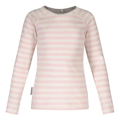 Metsola STRIPED RIB SHIRT LS, BALLERINA/VANILLA - 80, kuva 1 / 1