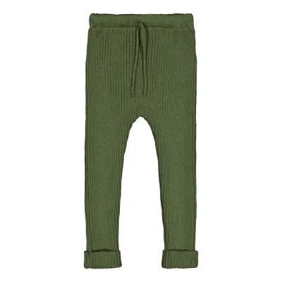 Metsola MERINO KNITTED LEGGINGS, MATCHA - 74/80, kuva 1 / 1
