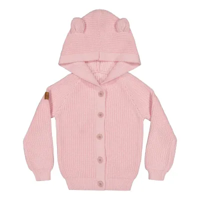 Metsola BEAR KNIT CARDIGAN, BALLERINA - 122/128, kuva 1 / 1