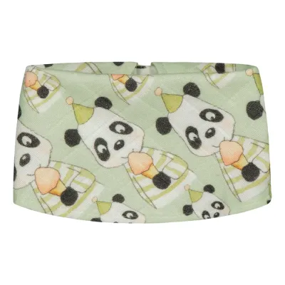 Metsola PARTY PANDA MUSLIN BABY BIB, LILY GREEN, kuva 1 / 1