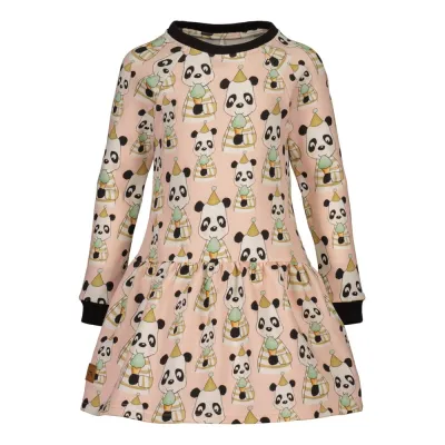 Metsola PARTY PANDA DRESS, PEACH SORBET - 86/92, kuva 1 / 1