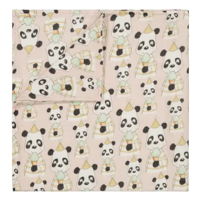 Metsola PARTY PANDA MUSLIN CLOTH, PEACH SORBET, kuva 1 / 1
