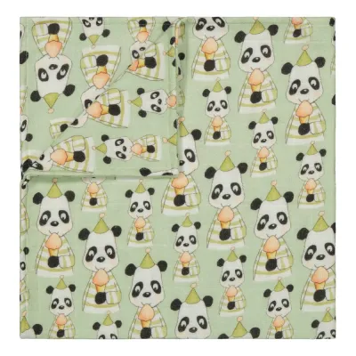 Metsola PARTY PANDA MUSLIN CLOTH, LILY GREEN, kuva 1 / 1