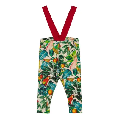 Metsola BIRDSONG BRACE PANTS, MULTICOLOUR - 74/80, kuva 1 / 1