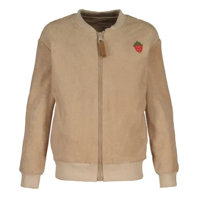 Metsola TERRY BOMBER JACKET, SANDY - 146/152, kuva 1 / 1
