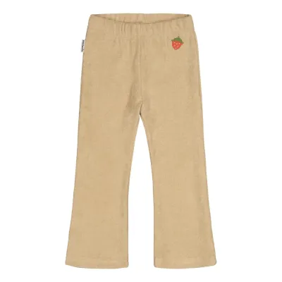 Metsola TERRY FLARE PANTS, SANDY - 146/152, kuva 1 / 1