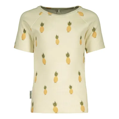 Metsola JUICY FRUITS RIB T-SHIRT SS, VANILLA - 98, kuva 1 / 1