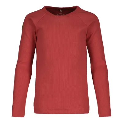 Metsola RIB SHIRT LS, CHERRY - 80, kuva 1 / 1