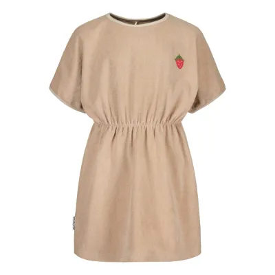 Metsola TERRY SHORT DRESS, SANDY - 86/92, kuva 1 / 1
