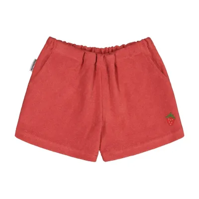 Metsola TERRY SHORTS, CHERRY - 98/104, kuva 1 / 1