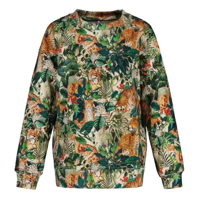 Metsola JUNGLE BOOGIE MAXI SWEATER, MULTICOLOUR - 146/152, kuva 1 / 1