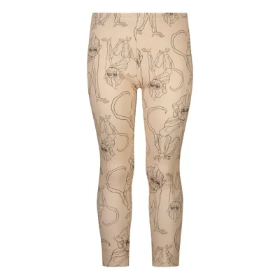 Metsola BONGO RIB LEGGINGS, SANDY - 86/92, kuva 1 / 1