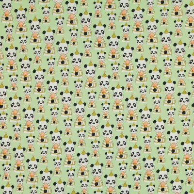Kangaskarkelot COLLEGE (HARJATTU) PARTY PANDA | LILY GREEN 1M, kuva 1 / 1