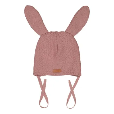 Metsola BUNNY HAT -MERINOVILLAPIPO | DARK CUPCAKE - 0-2M, kuva 1 / 1