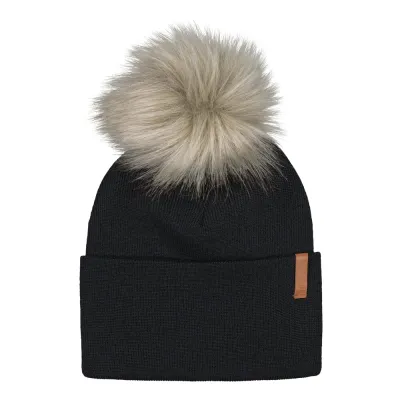 Metsola CRYSTAL BEANIE -MERINOVILLAPIPO | BLACK - 1-2Y, kuva 1 / 1